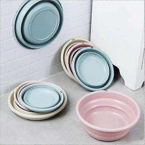 Lavabo rectangulaire, Lavabo, Lavabo en plastique, Pliable, Rose 30,5 x 12 (1/5)