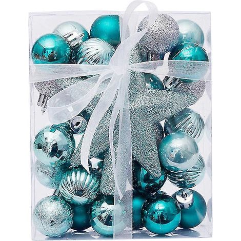 30 bolas navideñas irrompibles para decorar el árbol de Navidad. (1/5)