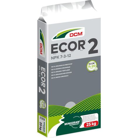 Cuxin DCM ECOR® 2 NPK 7-3-12 25 kg Dünger organisch Gemüsedünger Naturdünger