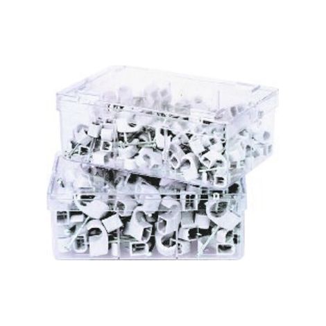 HEIDEMANN Nagelschelle grau 7-11mm, Nagellänge 30mm a 100 Stck.