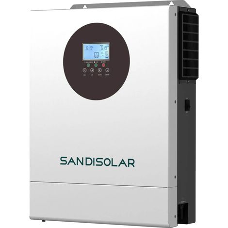 Onduleur Solaire Hybride, Sortie Onde Sinusoïdale Pure, WiFi Intégré, 6.2KW WIFI, 230V, 48V (1/2)