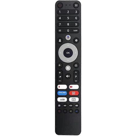 Télécommande de remplacement pour téléviseur CHIQ DEXP L32H7G L32H8CG U43H7C U55QG7L (sans voix) (1/5)