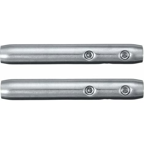 AIMOONSA 2x tagre Douche Sans Percage Inox,Noir tagre Salle de Bain Tlescopique Inoxydable, Tablette Support Douche, Porte Savon Barre Douche, Serviteur Douche pour Shampooing (1/5)