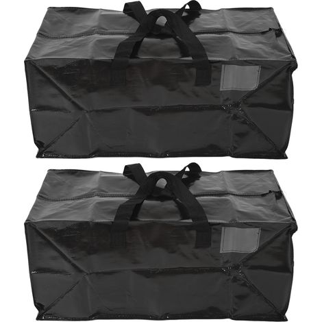 2PCS Packing Bag Carrying Handles Heavy Duty Large Space Waterproof Moving Bag for Space Saving Moving Storage (1/5)