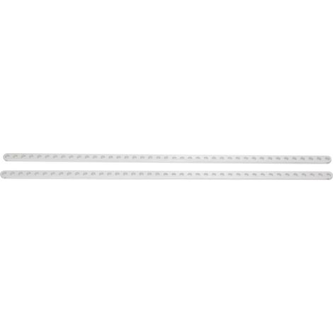 2 Pièces Poutre Plate Aluminium 41 Trous pour Robots, 4x8x328mm, Pièces de Rechange Modèle 3102-0041-0328 (1/5)