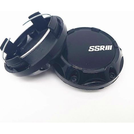 4 cache-moyeux de roue SSR Speed Star de 64 mm, emblème, logo, accessoires de style automobile, F (1/5)