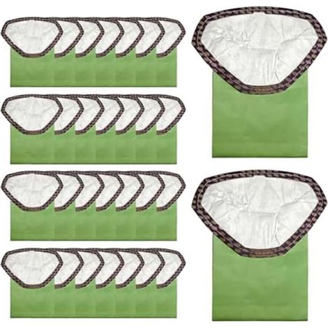 Lot de 30 sacs filtrants 107314 pour aspirateur à dos ProTeam, sacs en papier multicouches haute capacité de 6 litres, pour Emerson GoFit 3 (1/5)