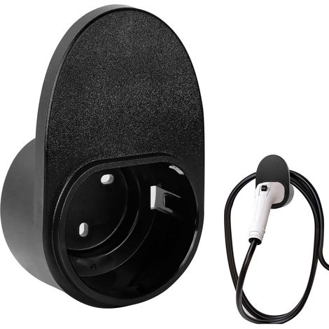 Support pour Chargeur EV de Type 2, Organiseur de Câble de Charge Mural pour Véhicules Électrique avec Prises de Type 2, Accessoire de Station Recharge (1/5)