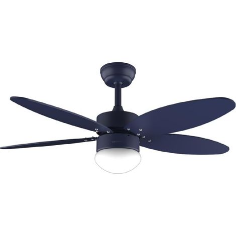 Cecotec - Ventilatore da Soffitto con Luce EnergySilence Aero 4260 Full Purple - 40 W con Motore DC e 42” con Luce LED, Telecomando, Timer, 6 Velocità e 5 Pale Reversibili (1/5)