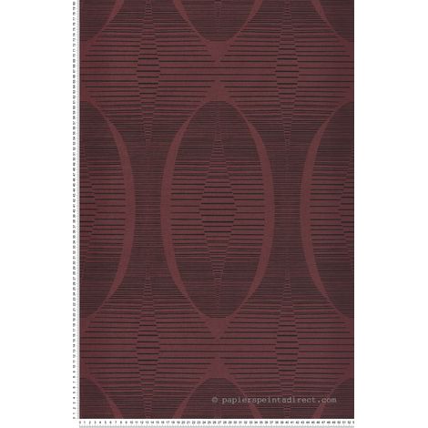 Papier peint Géométrique Violet Villa Rosalie Lutèce