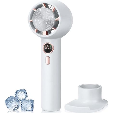 Mini ventilador portátil USB con modo de refrigeración - Ventilador recargable para el hogar, la oficina y exteriores. (1/5)