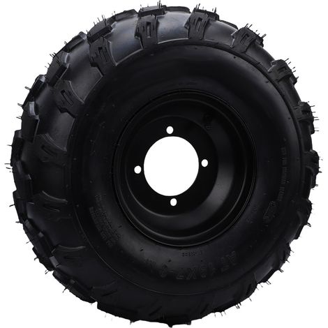 Ensemble de Pneus de Jante de 19 X 7 à 8 Roues Robuste Tout Terrain ATV UTV Go Kart avec 4 Fixations pour Véhicules de 125 Ml 250 Ml Construction en Caoutchouc de Haute qualité (1/5)