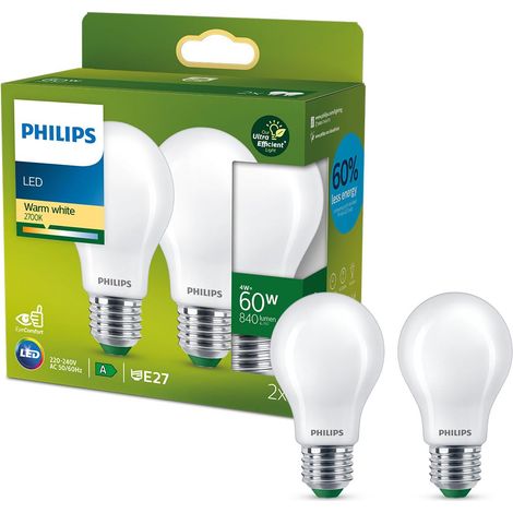 lampadina smart led a filamento smerigliata philips 840lm (1/5)