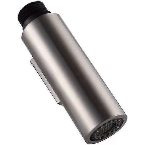 Buse de robinet de cuisine de rechange pour douchette, tête de robinet universelle amovible G1/2 en acier inoxydable brossé SUS304 (1/4)