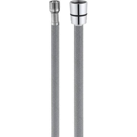 ONECE Wasserhahn Brauseschlauch M15/1 x 1/2 Zoll x 150cm Ersatzbrauseschlauch für Küchenarmaturen&Badarmaturen, Geschirrbrauseschlauch Armatur-Ersatzschlauch, Nylon -Grau