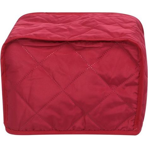 Housse Anti-Poussière - Machine À Pain 2 Tranches - Protection Cuisine - Rouge - 28 x 20,5 x 20,5 cm (1/5)