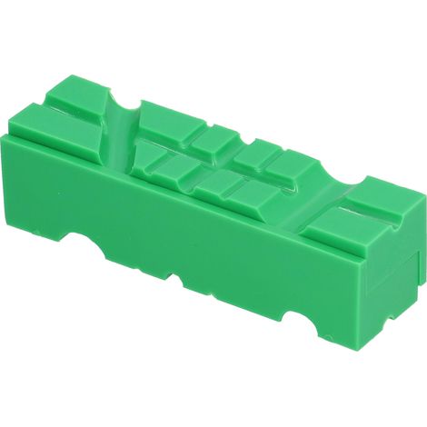 Schraubstockbacken-Abdeckungen, weiche Schutzpolster, magnetisch, universell, Prismenform, Werkzeugmaschinen, 4,5 Zoll (1/5)