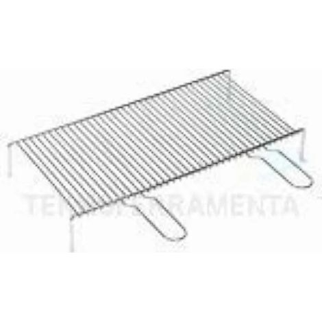 Barbacoa Ferraboli tondino pesante acero cromado 50x35 cm
