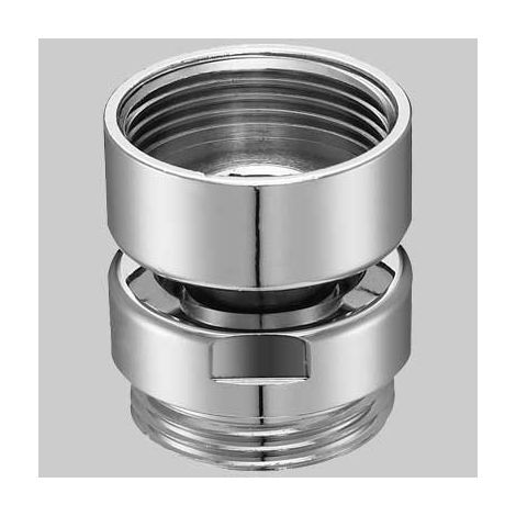 SNODO CROMATO PER RUBINETTI DESIGN  M 16X1  F 16X1     PARIGI