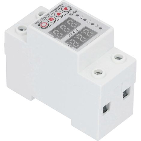 Über- und Unterspannungsschutzrelais, einstellbares intelligentes Schutzgerät, 63 A, 220 V, SVP‑918