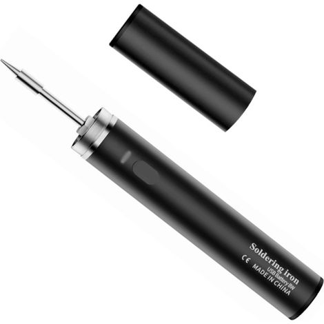 Fer à souder électrique USB 8W portable avec batterie lithium-ion, outil de réparation et de recharge (fer à souder électrique 8W à l'unité). (1/5)