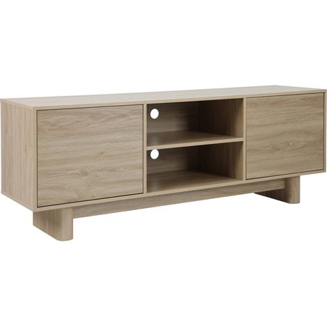 Meuble TV 160 cm scandinave bois clair