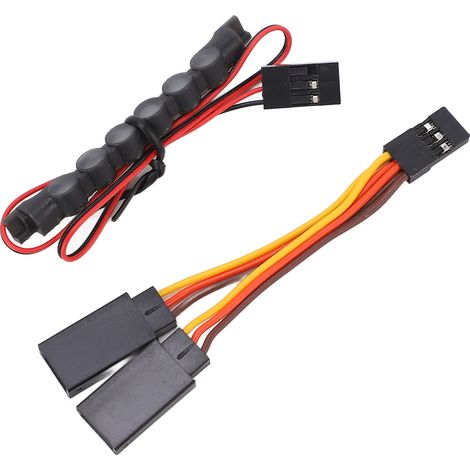 Phare avant LED 6 lampes pour voiture RC Traxxas TRX4M 1/18, barre lumineuse blanche (1/5)