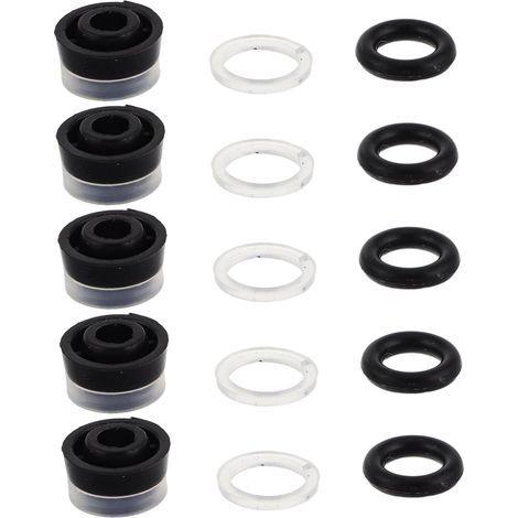 5 Ensembles De Joints pour Cric Hydraulique Kit De Remplacement Joint Dhuile en Caoutchouc Et Plastique ÉTanchéIté Ouverte pour Cric 3 Tonnes Accessoires De RéParation (1/5)