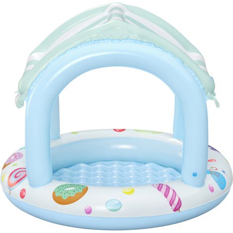 Bestway Planschbecken Ø 104 x 84 cm Sweet Shoppe  mit Sonnendach (1/3)