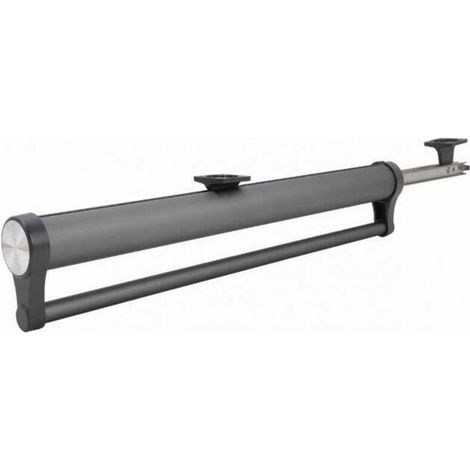 392mm Cintre coulissant, tringle télescopique réglable, support de rangement pour armoire, porte-pantalons robuste, gain de place, gris (1/5)