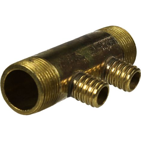 Collecteur 3/4" (20/27) Mâle-Mâle 2 piquages à Glissement pour tube PER diamètre 16 compris 2 bagues de 16 (1/4)