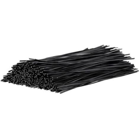 1000 pieces 15 cm twisted garden ties, flexible garden plant twist ties for the garden (black) (1/3)