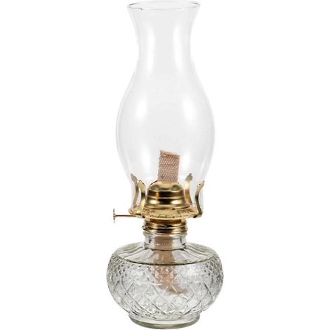 Vintage-Glaskohlelampe, rustikale Öllampe, Öllampen, wie abgebildet (1/5)