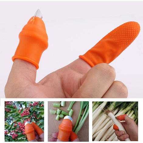 Manchon de Cueillette avec Coupe-Ongles pour Fruits et Légumes - Outil de Jardinage