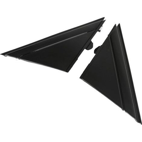 Cache de rétroviseur XVX 1SH17KX7AA, plaque triangulaire de rétroviseur gauche et droit de remplacement pour FIAT 500 2012-2017 (noir brillant) (1/5)
