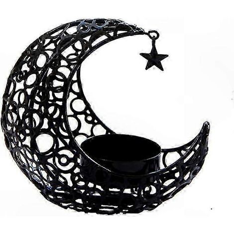 Vintage-Teelichthalter in Mondform für die Ramadan-Tischdekoration (1/5)