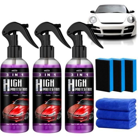 Voiture Revêtement en Céramique - Haute Protection 3 en 1 - Crystal Coating Spray (1/3)