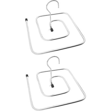 Hängende Ablagen für Bettdecken, Kleiderständer für sperrige Kleidungsstücke, quadratische Bettdeckenhalter – 22 x 22 cm – Silber (1/4)