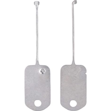 Outil d'entretien et de réparation d'armoires en acier inoxydable en 2 pièces, levier multifonctionnel précis et polyvalent. (1/5)