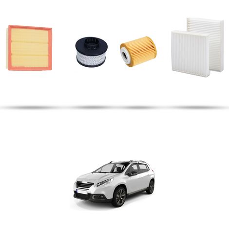 Kit tagliando 4 filtri compatibile con Peugeot 2008 1.5 Blue-HDI 75kw Dal 2018 (1/5)