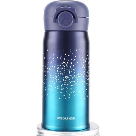 TEMPSA Bouteille Isolante isotherme 500ml Gourde En Acier Inox Couche Double Vide BLEU (1/4)