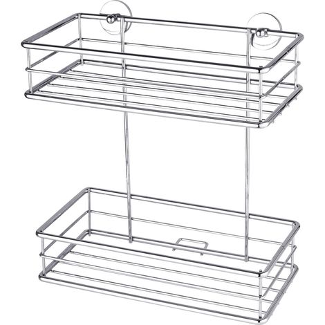 tesa 40212-00000-00 baath Plus Duschkorb Klebstoff Silber (1/5)