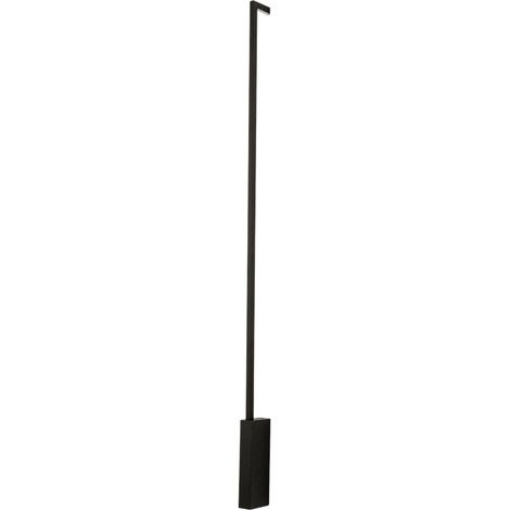 Applique Murale Intérieure LED 14W Noir ZAMBELIS 25322 - 360 deg - Blanc chaud - 3000K