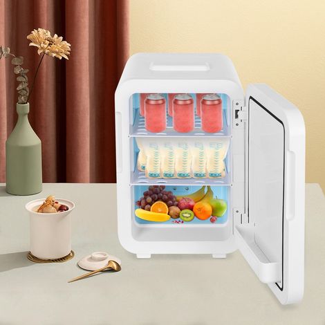 Multifunktionaler 20-Liter-Kühlschrank mit Digitalanzeige, Heizung/Kühlung, für Auto und Zuhause, mit Temperatureinstellfunktion, tragbar. (1/5)