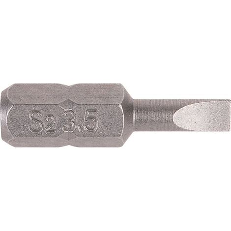 Embout Trempe dure Plat SL3,5 - 25 mm - Riss