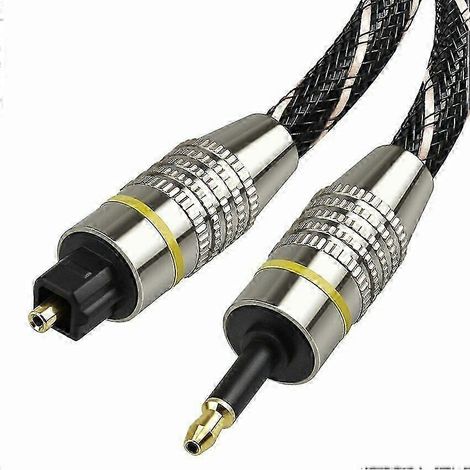 Câble audio numérique Toslink vers mini Toslink, câble optique SPDIF 3,5 mm, 5 m (1/5)