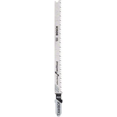 Bosch Stichsägeblatt BIM T 308 BOF Extraclean for Hard Wood - 2609256A08
