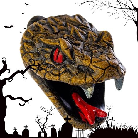 Sifflet Halloween, Bruiteur Serpent, Accessoire Halloween Résine Farceur, Jouet pour Maison Hantée Salle d'Évasion Décor Intérieur Extérieur Événement Thématique Jeu (1/5)