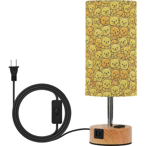 JUNZAN Lampe de table à contrôle tactile avec ports USB C + A, 3 (1/5)