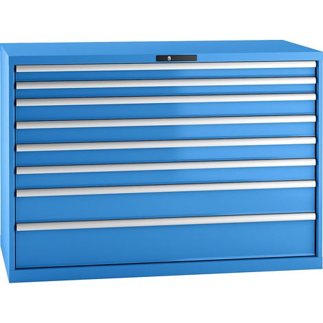 LISTA, Armoire à tiroirs en tôle d'acier, h x l 1000 x 1431 mm